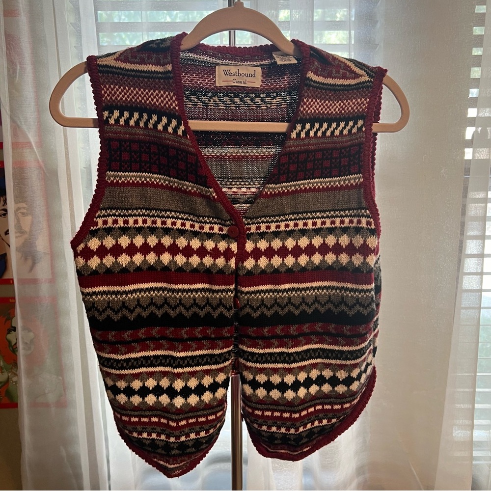 Vintage sweater vest